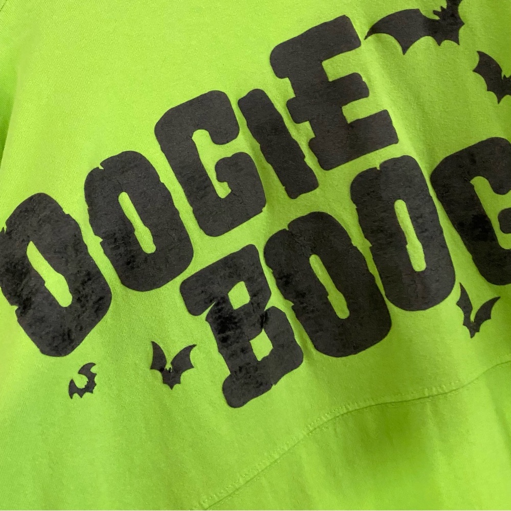 Disney Oogie Boogie Spirit Jersey L Neon Green Nightmare Before Christmas 2020 - Picture 3 of 6